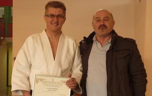Remise diplome 1er Dan à Vendome