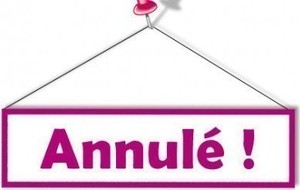 Cours Annulé 23/05/2015