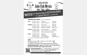 Infos Horaires  Tarifs 2015/2016