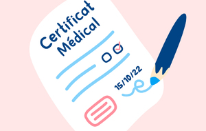 Certificat médical nouvelles règles 2022/2023