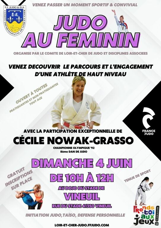 Stage initiation  taïso, judo  au féminin avec Cécile Nowak