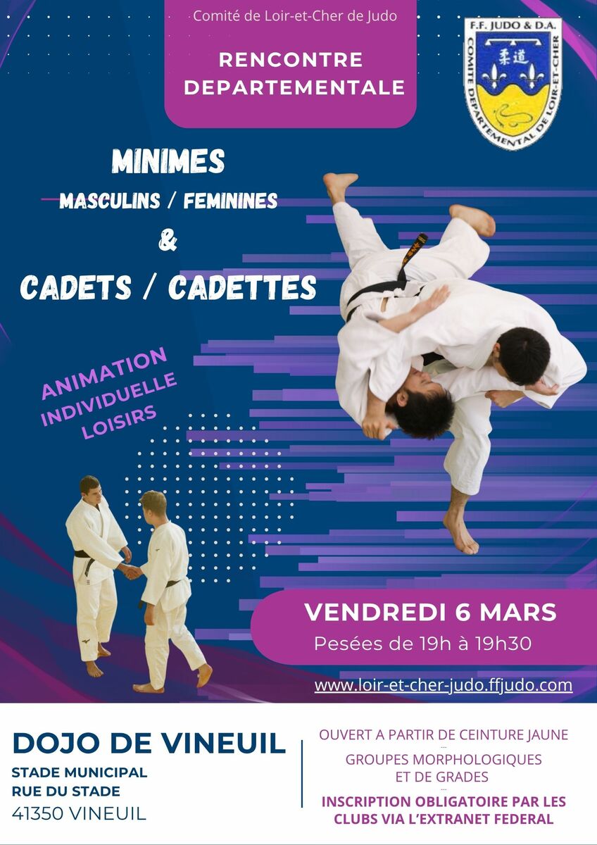 81743 - VINEUIL -Minimes -CD41 RENCONTRES DEPARTEMENTALES INDIVIDUELLES MINIMES