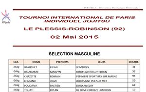 Tournoi international de PARIS JUJITSU