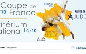  Coupe de France et  Critérium National Cadets/Cadettes Ceyrat (63)