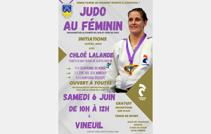 Judo au Féminin avec Chloé LALANDE