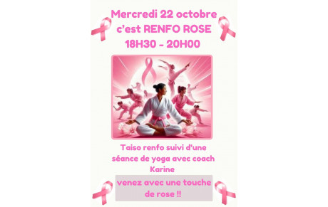 22/10/2025-Taïso -RENFO ROSE à partir de 18H30